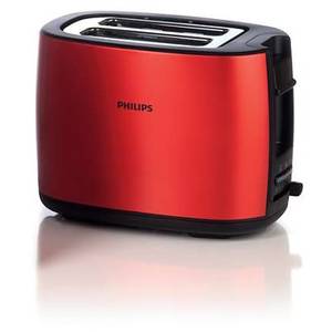 Prajitor de paine Philips HD2628/41 950W 2 felii rosu