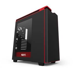 Carcasa NZXT H440 Matte Black / Red New Edition