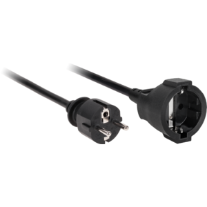 Cablu prelungitor Kemot URZ3250 1 priza 3m negru