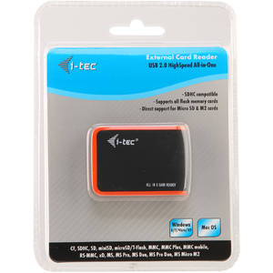 Card reader Itec USBALL3-B USB 2.0 All-in-One negru / portocaliu