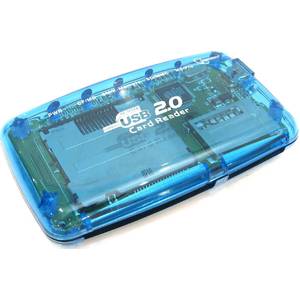 Card reader Gembird FD2-ALLIN1 USB2.0 albastru