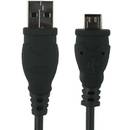 Cablu periferic SSK USB 2.0 Male tip A - microUSB 2.0 Male tip B 0.6m negru