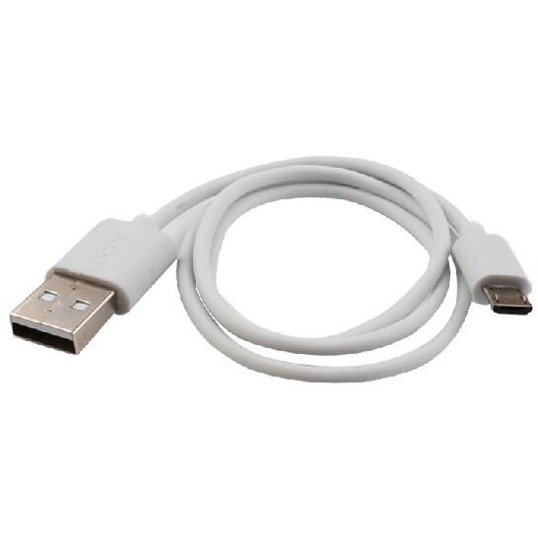 Cablu periferic SSK USB 2.0 Male tip A - microUSB 2.0 Male tip B 0.6m alb