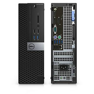 Sistem desktop Dell Optiplex 5040 SFF Intel Core i5-6500 4GB DDR3 500GB HDD Windows 7 Pro upgrade Windows 10 Pro Black