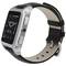 Smartwatch Vector Meridian Brushed Steel / Black Padded Leather strap Regular