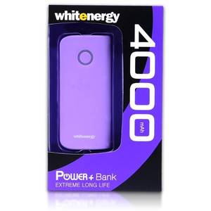 Acumulator extern Whitenergy 10122 Power Bank 4000 mAh purple