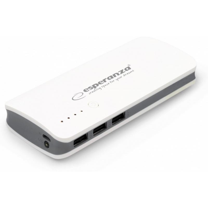 Acumulator extern EMP106WE Power Bank Radium 8000 mAh white / grey