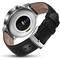 Smartwatch Huawei Watch W1 Steel Silver Black 42MM Leather Strap