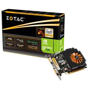 Placa video Zotac nVidia GeForce GT 730 Synergy Edition 4GB DDR3 128bit