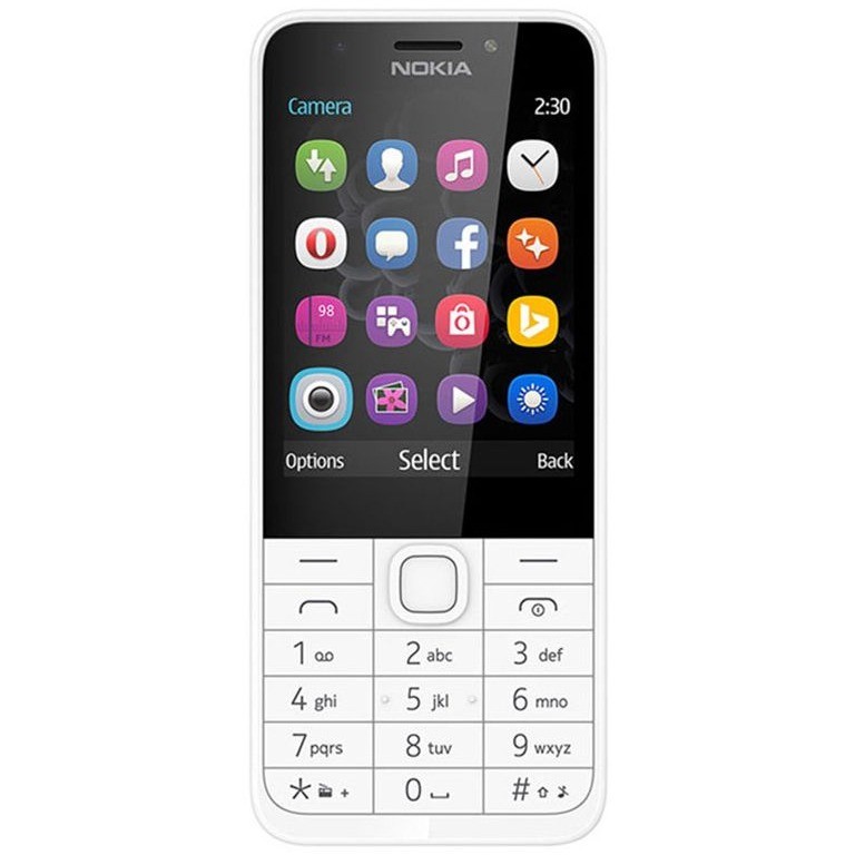 Telefon mobil 230 Dual Sim Silver thumbnail