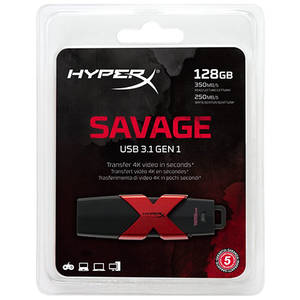 Memorie USB HyperX Savage Black 128GB USB 3.1