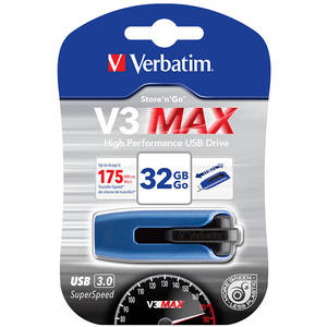 Memorie USB Verbatim V3 MAX 32GB USB 3.0 Black