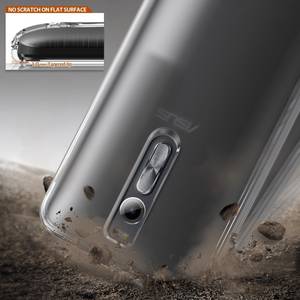 Husa Ringke Fusion Smoke Black plus folie protectie display pentru Asus ZenFone 2 5.5 inch