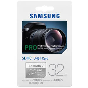 Card Samsung SDHC PRO 32GB Clasa 10 UHS-I U3