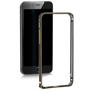 Husa Qoltec Aluminum negru pentru Apple iPhone 6 Plus