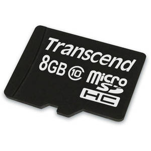 Card de memorie Transcend microSDHC 8GB Clasa 10