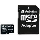 microSDXC Premium 64GB Clasa 10 UHS-i U1 cu adaptor SD
