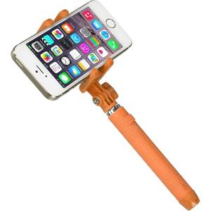 Selfie Stick Kitvision KVPKBTSSOR portocaliu extensibil de buzunar cu control actionare shutter pe bluetooth