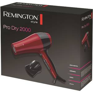 Uscator de Par Remington D3080 Pro Dry 2000W rosu
