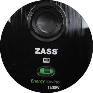 Aspirator cu sac Zass ZVC11 1400 W 2.2 litri Negru