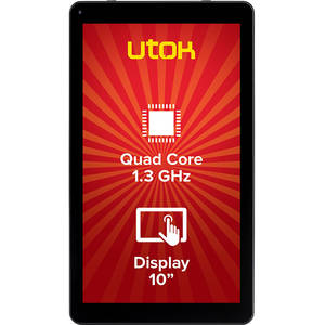 Tableta Utok 1050Q 10.1 inch AllWinner A33 1.3 GHz Quad Core 1GB RAM 8GB flash WiFi Black