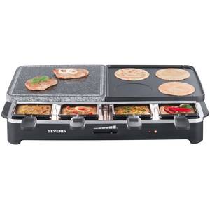 Gratar electric multifunctional Severin RG 2341 Raclette Party Grill 1500W neagra