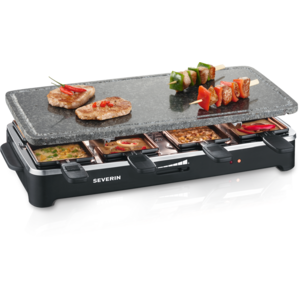 Gratar electric multifunctional Severin RG 2343 Raclette Party Grill 1500W negru