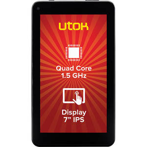 Tableta Utok 710Q HD 7 inch Allwinner A33 1.5 GHz Quad Core 1GB RAM 8GB flash WiFi Android 5.1 Black