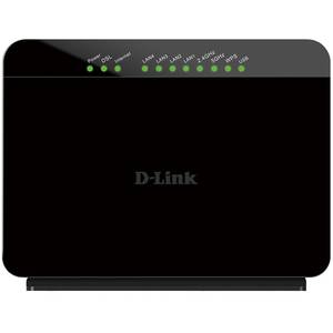 Router wireless D-Link GO-DSL-AC750 Dual Band ADSL2+ Black