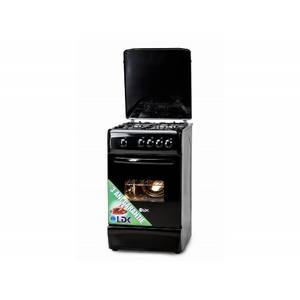 Aragaz LDK 5060 BLACK LPG gaz 4 arzatoare negru