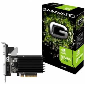Placa video Gainward nVidia GeForce GT 710 SilentFX 1GB DDR3 64bit Low Profile