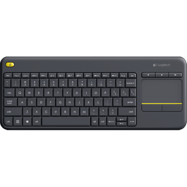 Tastatura Wireless K400 Plus Negru thumbnail