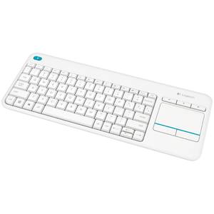 Tastatura Logitech Wireless K400 Plus Alba