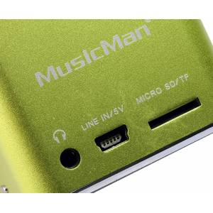 Boxa portabila MusicMan Mini Soundstation verde