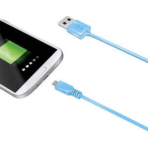 Cablu de date Celly USBMICROLB microUSB - USB albastru