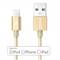 Cablu de date Anker Premium USB Nylon 0,91 metri Apple official MFi Auriu