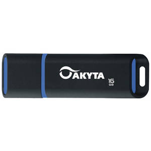 Memorie USB Akyta Kyoto Line 16GB USB 2.0 Black Blue