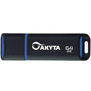 Memorie USB Akyta Kyoto Line 64GB USB 2.0 Black Blue