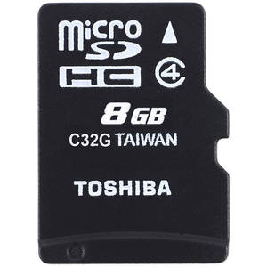 Card Toshiba microSDHC 8GB M102 Clasa 4 cu adaptor SD
