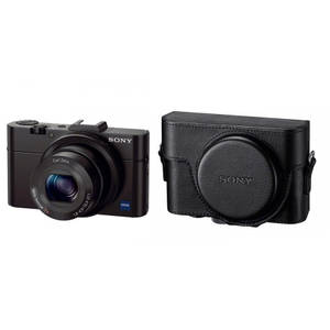 Aparat foto compact Sony DSC-RX100 II 20.2 Mpx zoom optic 3.6x Negru cu Toc LCJRXFB