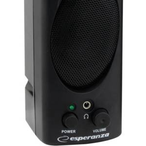 Sistem audio 2.0 Esperanza Tempo EP109  2W Black