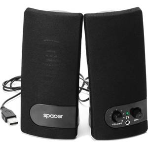 Sistem audio 2.0 Spacer SPB216 6W Black