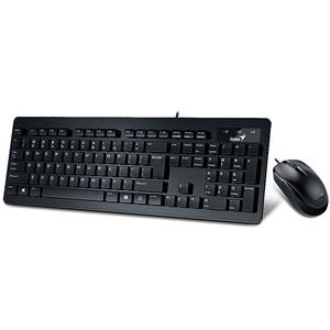 Kit tastatura si mouse Genius Slimstar C130 USB Black