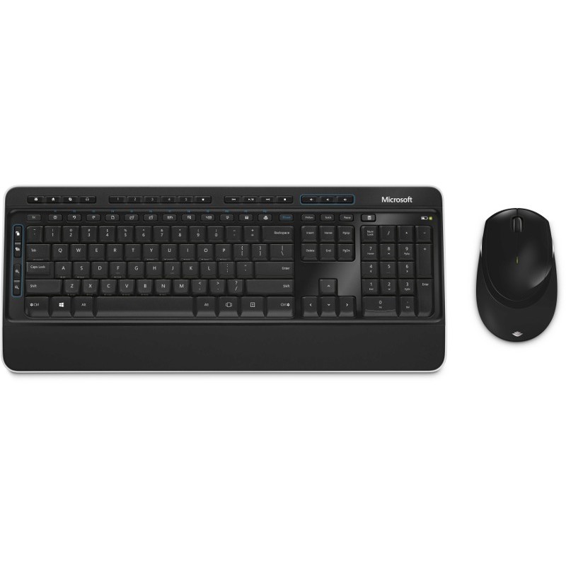 Kit tastatura si mouse Wireless Desktop 3050 Black thumbnail
