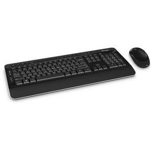 Kit tastatura si mouse Microsoft Wireless Desktop 3050 Black