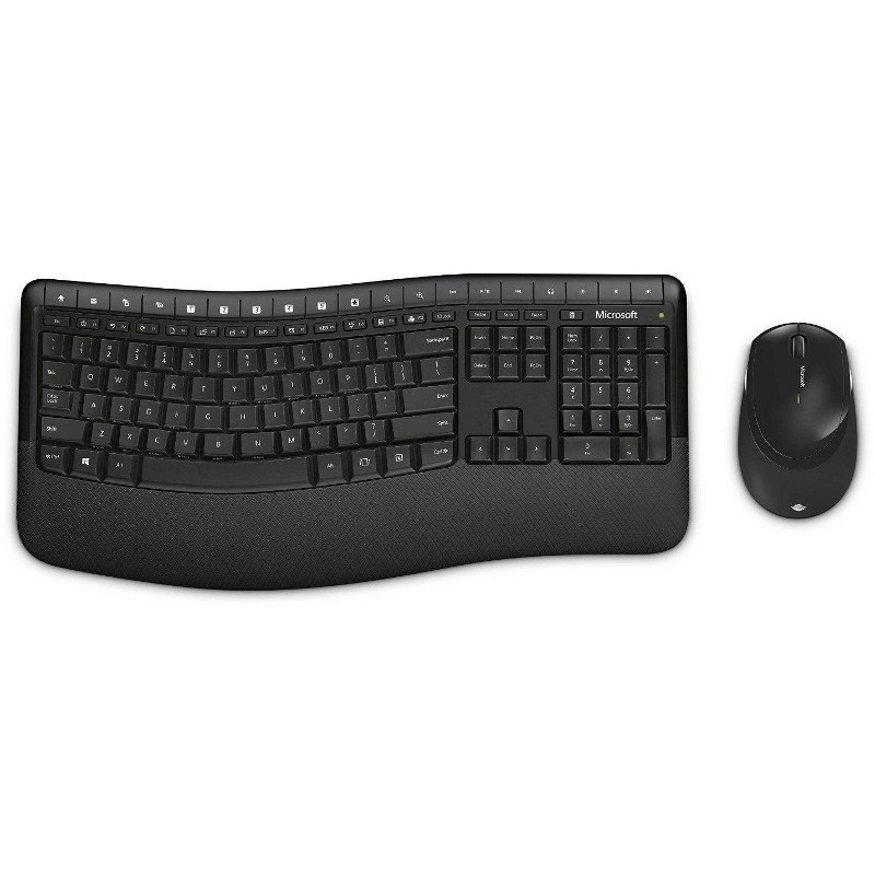 Kit tastatura si mouse Wireless Comfort Desktop Black thumbnail