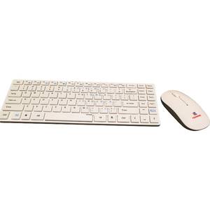 Kit tastatura si mouse Tehsino Wireless 2.4 GHz White