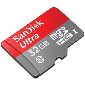 Card Sandisk MicroSDHC Ultra 32GB Clasa 10 80Mbs cu adaptor SD
