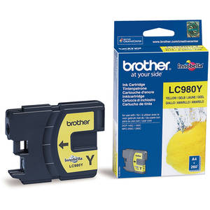 Cartus cerneala Brother LC980Y 260 pag yellow