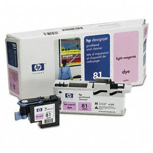 Printhead HP 81 Dye Light Magenta plus Cleaner